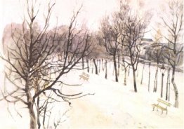 Zubovsky boulevard på vintern