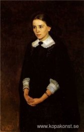 Porträtt av P.Strepetova