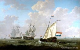 Yacht av VOC Chamber of Rotterdam 1790