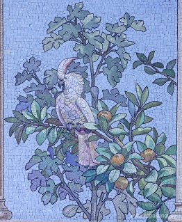 Mosaic - Matsal i Sainte-Barbe bibliotek, Paris