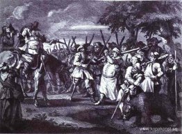 Hudibras första äventyr, från 'Hudibras' av Samuel Butler