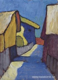 Dorfstrasse i Blau