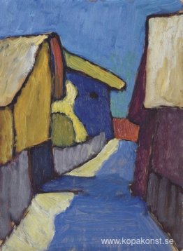 Dorfstrasse i Blau