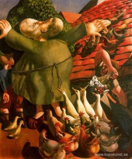 Saint Francis och hans fåglar