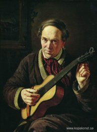 Porträtt av E.Makovsky, konstnärens far