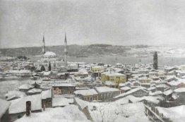 Üsküdar i snön