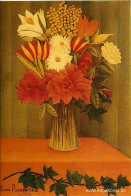 Vas med blommor