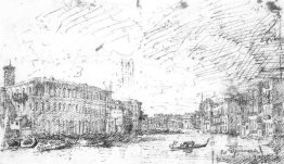 Canal Grande sett från Rialto mot norr