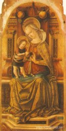 Madonna och Child Enthroned