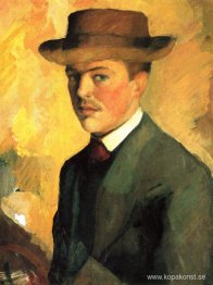 Självporträtt med hatt