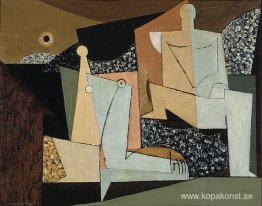 Figurer på en strand