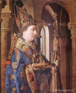 The Madonna of Canon van der Paele (detalj)