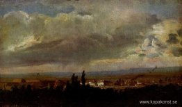 Gewitterstimmung bei Dresden