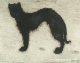 Hund i snön