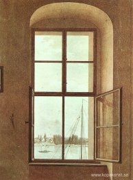 Utsikt från Artists Studio, fönstret till vänster