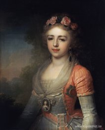 Porträtt av storhertiginnan Alexandra