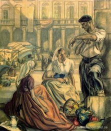 Nya marknadstorget i Vitoria