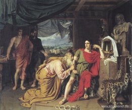 Priamus ber Achilles om Hectors kropp
