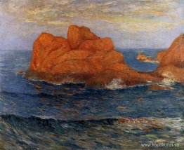 Red Rocks vid Belle Ile