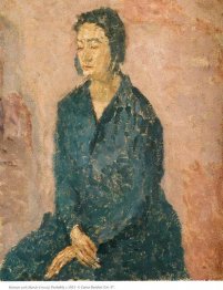 Kvinna med händerna i kors