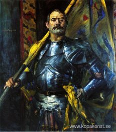 Självporträtt som fanbärare