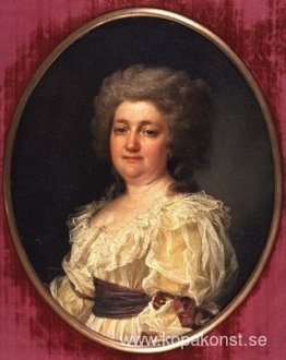 Porträtt av N. Y. Levitsky (konstnärens fru)