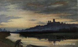 Lincoln Cathedral, kväll