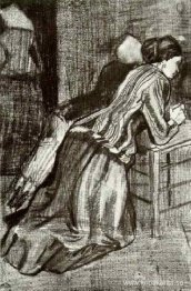 Två kvinnor, knästående