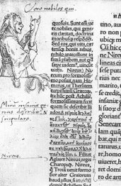 Marginalillustration för Erasmus 'In praise of Folly'