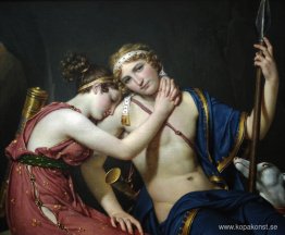 Telemakhos och Eucharis farväl