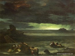 Scenen för syndafloden