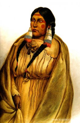 Kvinna från Cree Tribe