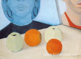Stilleben med figurer