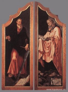 Begravningens triptyk (stängd)