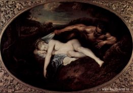 Nymf och Satyr, eller Jupiter och Antiope
