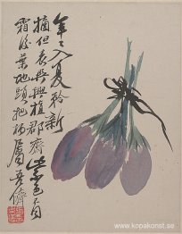 Målning efter Shitaos vildmarksfärger