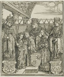 Kongressen och dubbelförlovningen i Wien, från Maximilian I:s tr