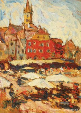 Litet torg i Sibiu