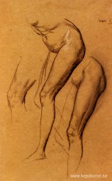 Nakenstudier av Long Mary