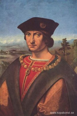 Porträtt av Charles d'Amboise