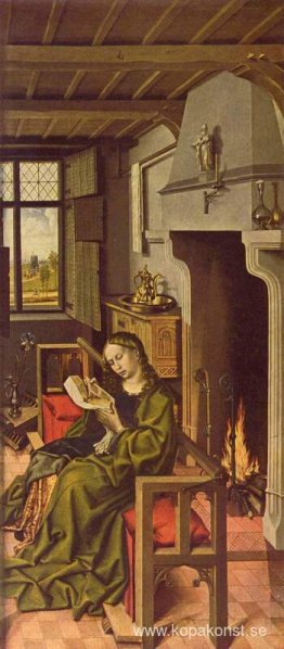 Werl altartavla - St. Barbara