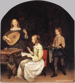 Konserten: Sångare och Theorbo-spelare