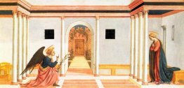 Bebådelsen, predellapanel från St. Lucy-altartavlan