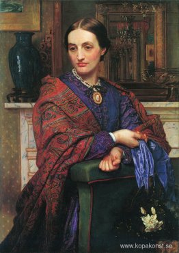 Porträtt av Fanny Holman Hunt