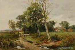 En scen i Worcestershire Lane