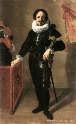 Porträtt av en Condottiero