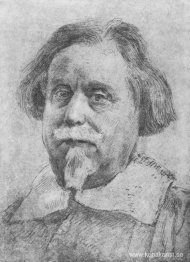 Porträtt av en man med mustasch