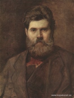 Porträtt av skulptören Vladimir Brovsky