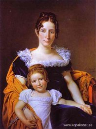 Porträtt av grevinnan Vilain XIIII och hennes dotter