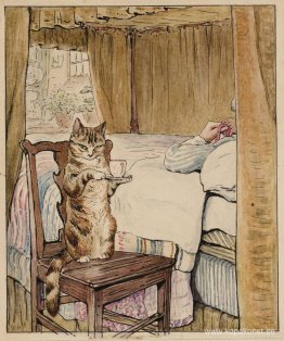 Simpkin vid skräddarens säng
